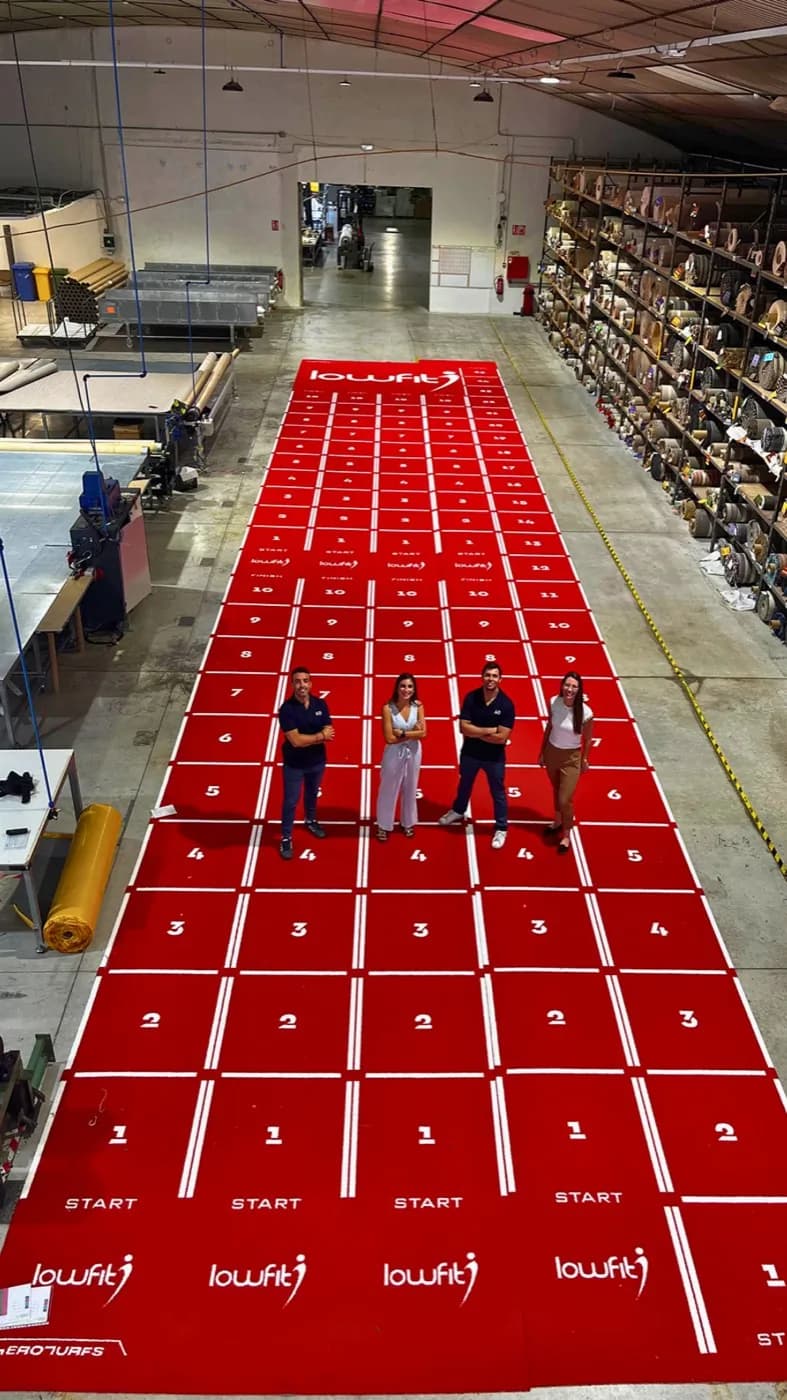 Lowfit XL track finished at our factory