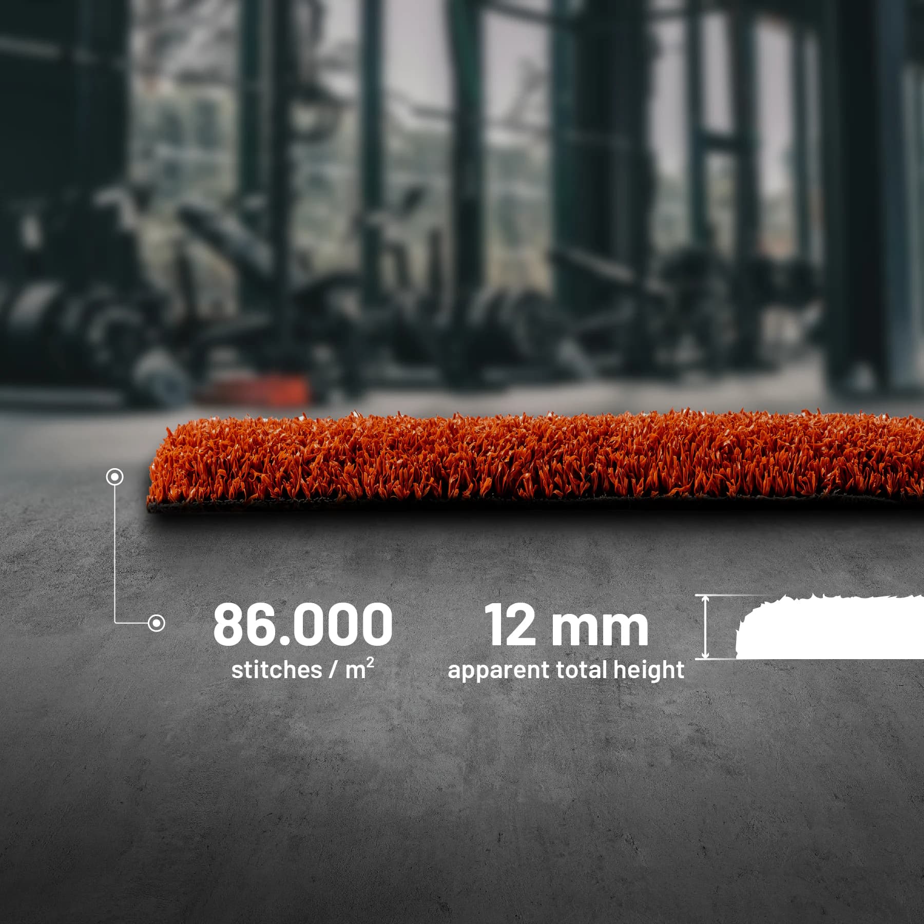 Valhalla One — 86.000 steken/m² dichtheid en 12 mm zichtbare poolhoogte
